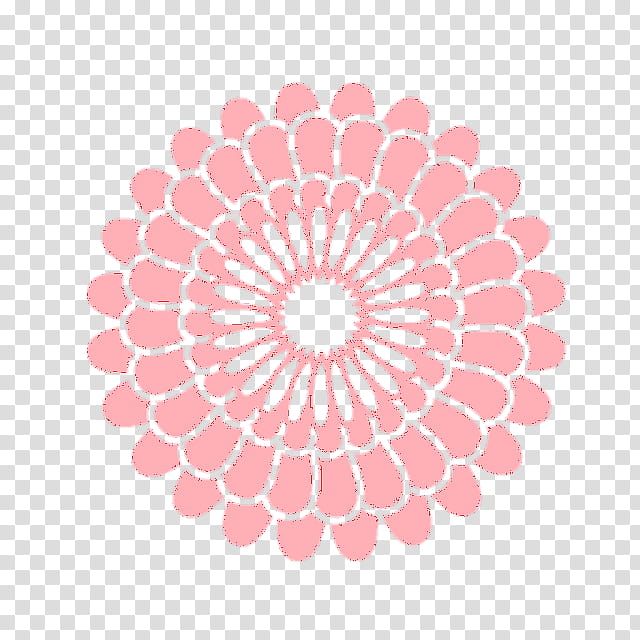 pink doily textile pattern petal, Circle, Pedicel transparent background PNG clipart