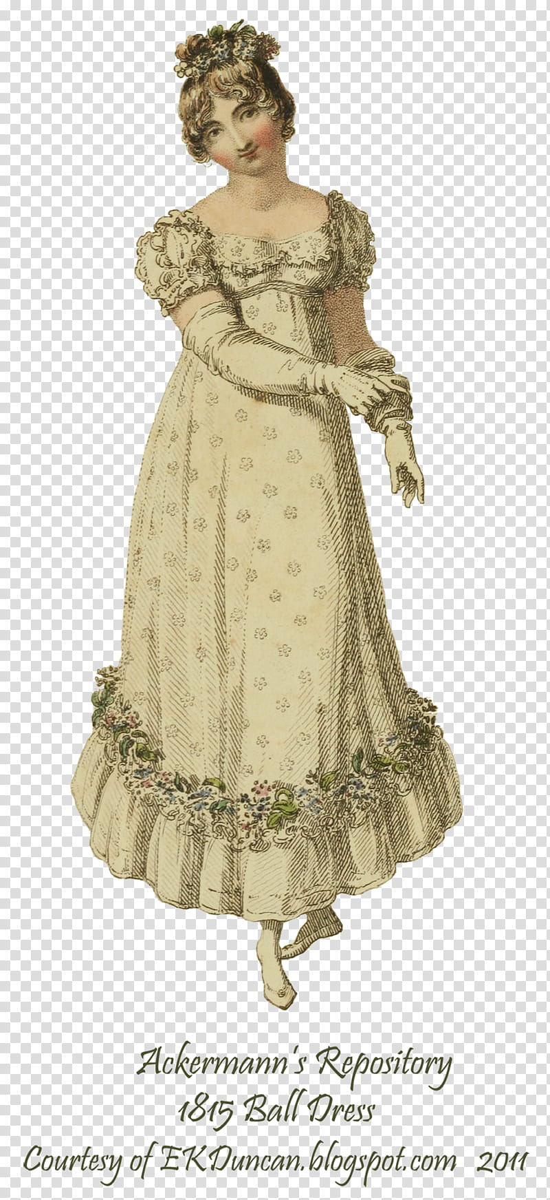 Regency Fashion  , woman in white gown illustration transparent background PNG clipart