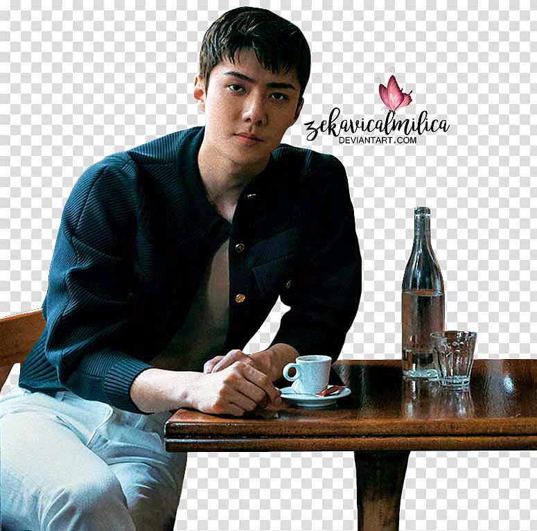 EXO Sehun Vogue transparent background PNG clipart