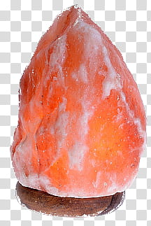 orange salt lamp transparent background PNG clipart