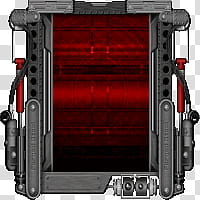 Mechanism Boot Screen for Windows , gray and red machine transparent background PNG clipart