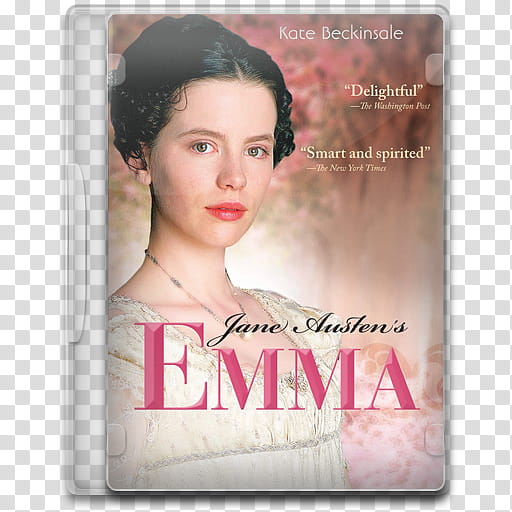 Movie Icon Mega , Emma (), Jane Austen's Emma DVD case icon transparent background PNG clipart