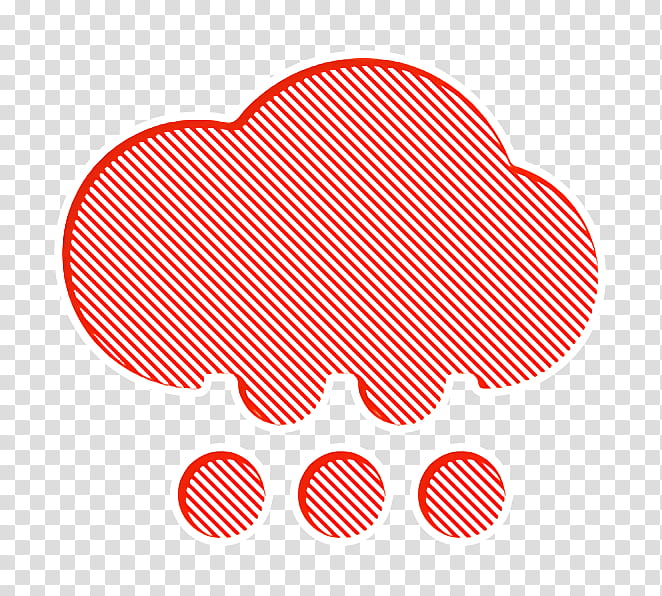 clouds icon hail icon hailstone icon, Snow Icon, Weather Icon, Red, Heart, Line, Circle, Polka Dot transparent background PNG clipart