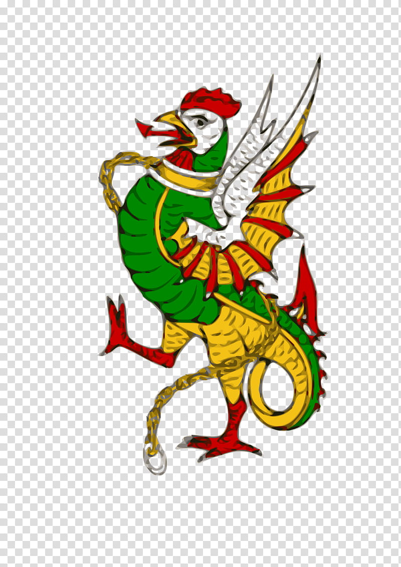 Monster, Dragon, Cockatrice, Heraldry, Coat Of Arms, Basilisk, Icelandic Heraldry, Rooster transparent background PNG clipart