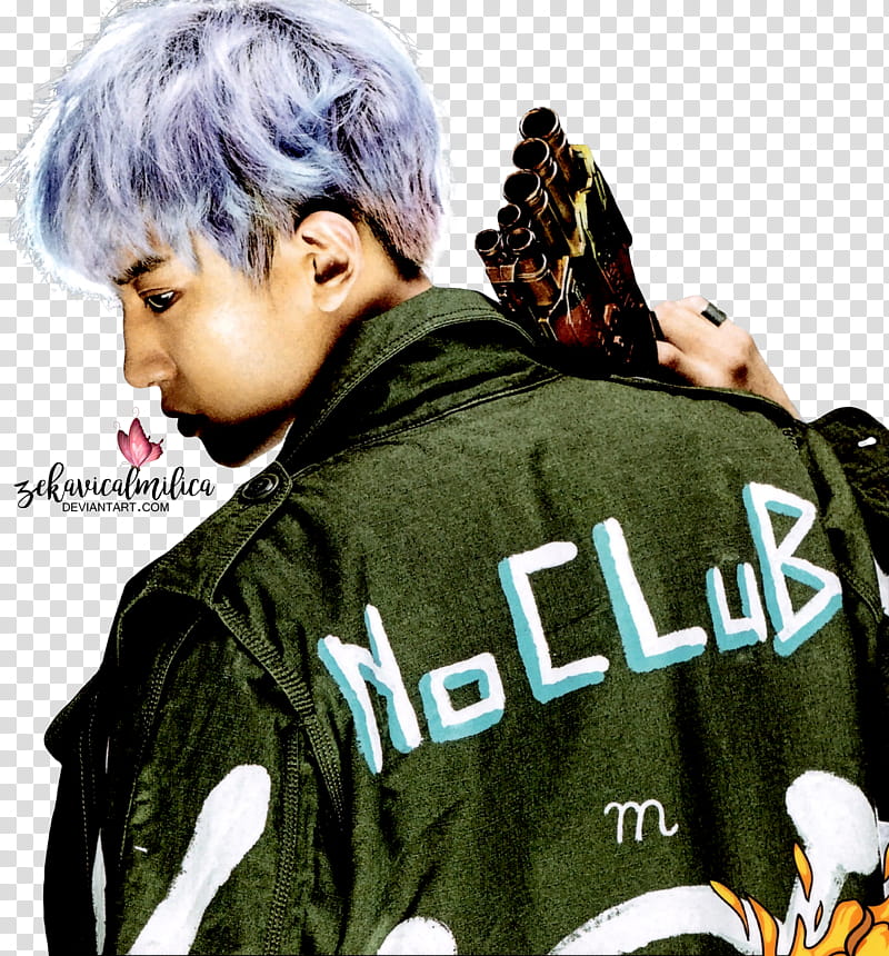 EXO Chanyeol The Power Of Music, man in black jacket holding gun transparent background PNG clipart