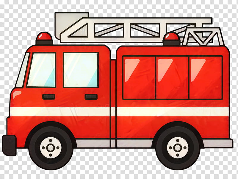 Cartoon Fire, Fire Engine, Cartoon, Fire Engine Red, Truck