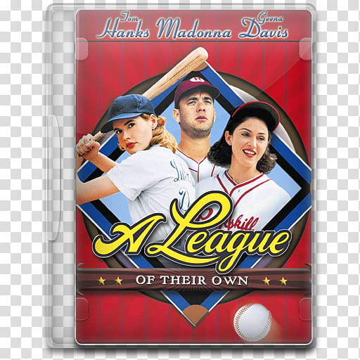 Movie Icon Mega , A League of Their Own, A League of their Own movie case illustration transparent background PNG clipart