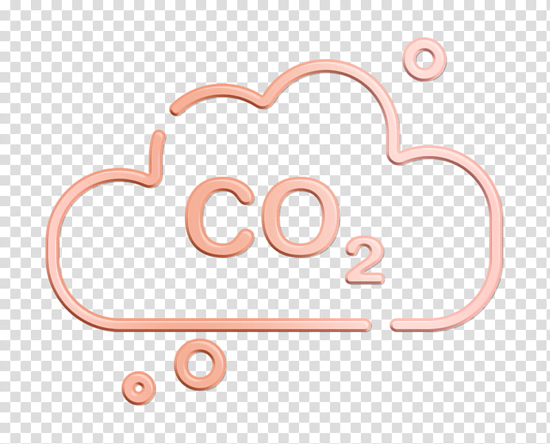 Carbon dioxide icon Climate Change icon Co2 icon, Pink, Text, Line, Heart, Circle, Logo transparent background PNG clipart