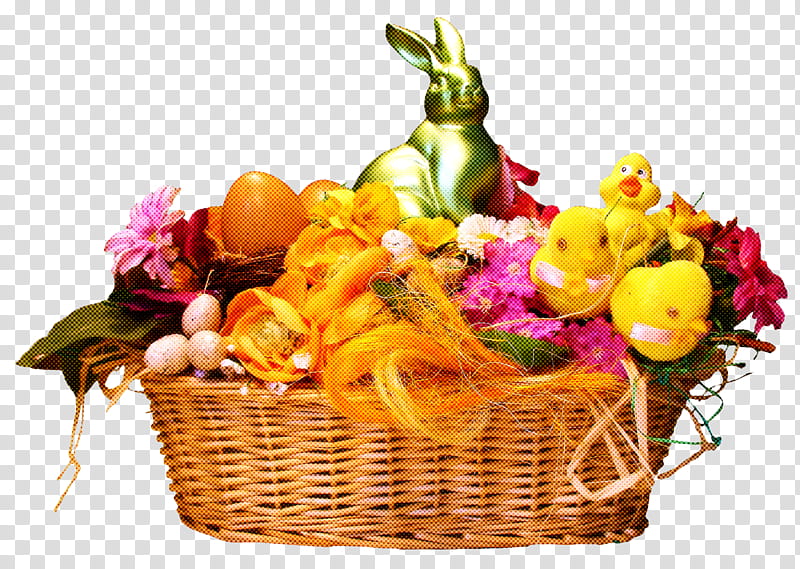 basket gift basket food mishloach manot hamper, Wicker, Vegetable, Cut Flowers, Natural Foods, Storage Basket, Plant, Present transparent background PNG clipart