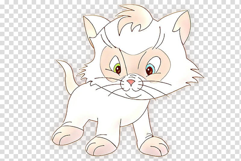 cartoon cat white whiskers small to medium-sized cats, Cartoon, Small To Mediumsized Cats, Nose, Line Art, Tail, Kitten transparent background PNG clipart
