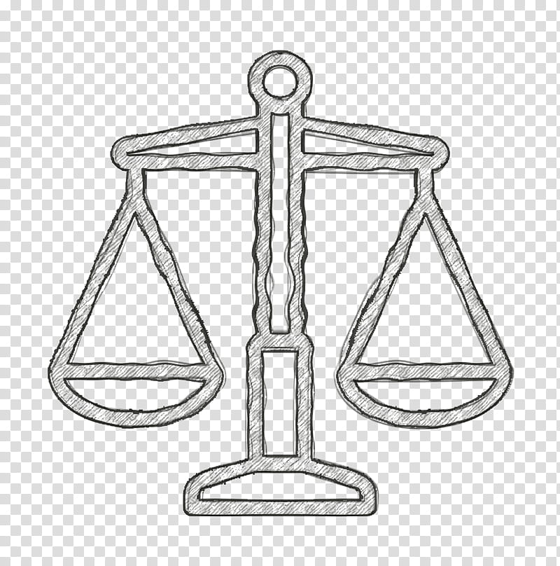 Justice icon Libra icon Law icon, Line Art, Balance, Coloring Book transparent background PNG clipart
