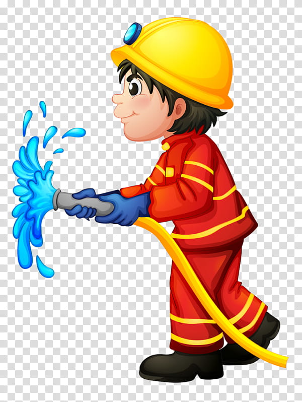Fireman, Firefighter, Hose, Fire Engine, Upload, Fireman Sam, Cartoon,  Construction Worker transparent background PNG clipart