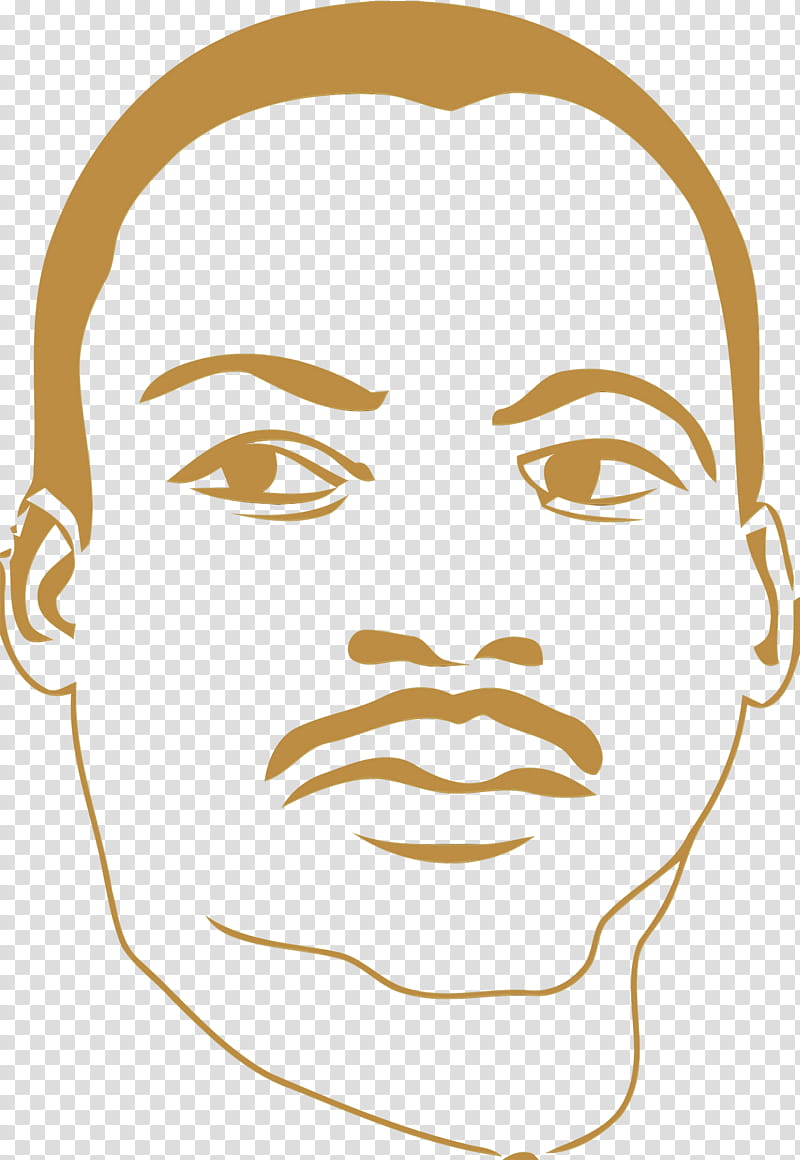 face cheek forehead nose hair, Martin Luther King Jr Day, Mlk Day, King Day, Watercolor, Paint, Wet Ink, Eyebrow transparent background PNG clipart