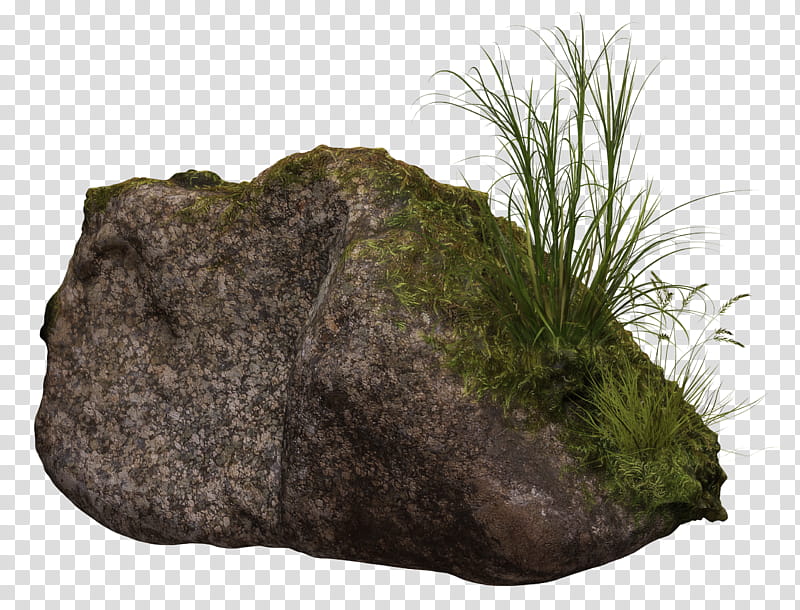 Mossy Rock II transparent background PNG clipart