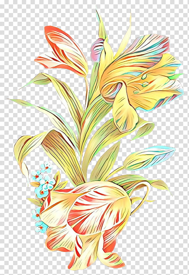 plant flower ti plant, Cartoon transparent background PNG clipart