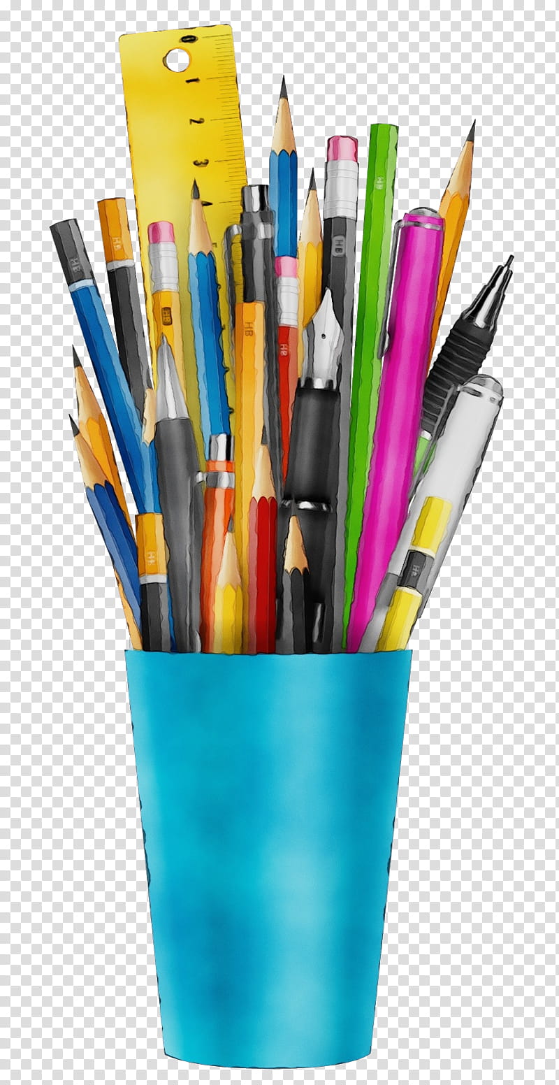 Paint Brush, Watercolor, Wet Ink, Pencil, Pen Pencil Cases, Marker Pen, Colored Pencil, Ballpoint Pen transparent background PNG clipart