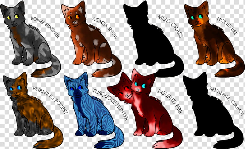 Mystery Cat Adopts   OPEN, assorted-color animal illustration transparent background PNG clipart
