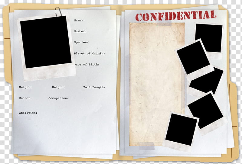 Reference Sheet Template, white confidential paper transparent background PNG clipart