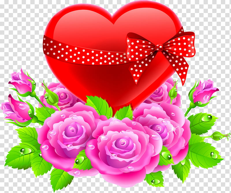 Rose Love Flowers, Valentines Day, Heart, White Day, Garden Roses, Pink, Greeting Note Cards, Romance transparent background PNG clipart