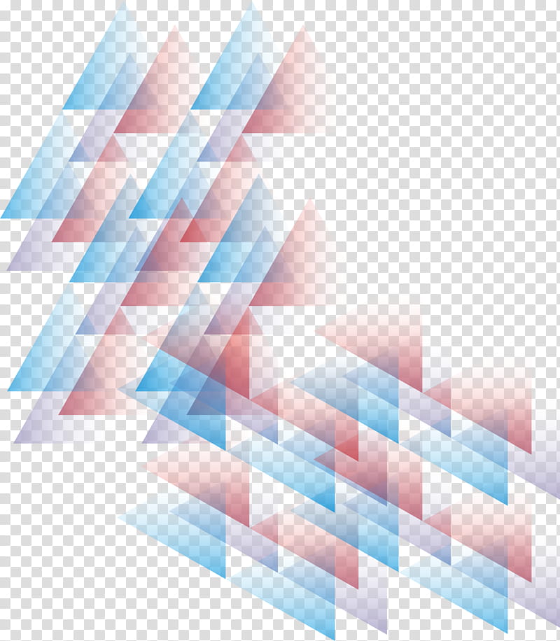 ANGLE, blue and red triangle transparent background PNG clipart