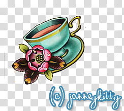 Teacup, green teacup animated artwork transparent background PNG clipart