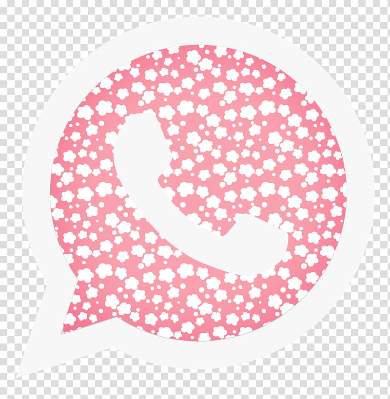 Logos Whatsapp, white and pink phone illustration transparent background PNG clipart
