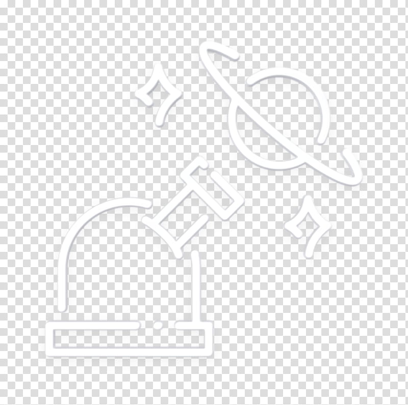 observatory icon planet icon science icon, Sky Icon, Star Icon, Telescope Icon, Text, Black, Blackandwhite, Logo transparent background PNG clipart