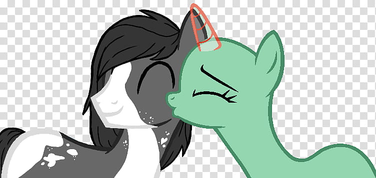 [COLLAB]: OC kissing Wild Wind&#;s cheek transparent background PNG clipart