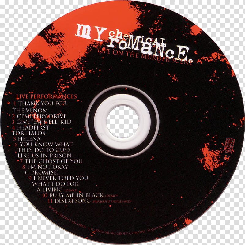 My Chemical Romance disc transparent background PNG clipart