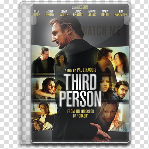 Movie Icon Mega , Third Person, Third Person DVD case transparent background PNG clipart