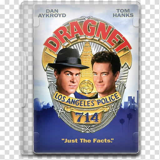 Movie Icon Mega , Dragnet, Dragnet Los Angeles Police  DVD case transparent background PNG clipart