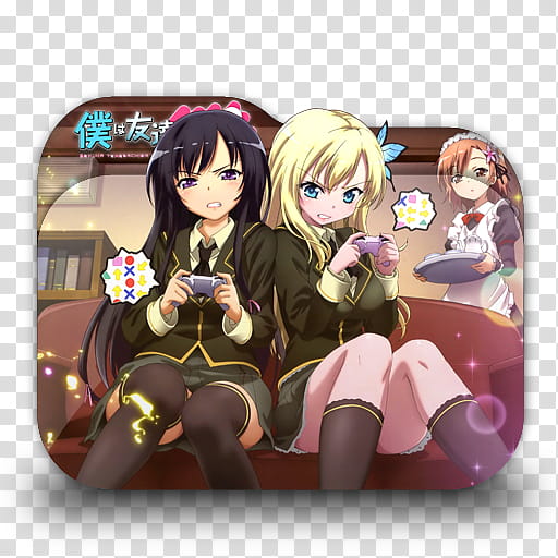 Boku wa Tomodachi ga Sukinai Anime Folder Icon, Boku wa Tomodachi ga Sukinai  transparent background PNG clipart