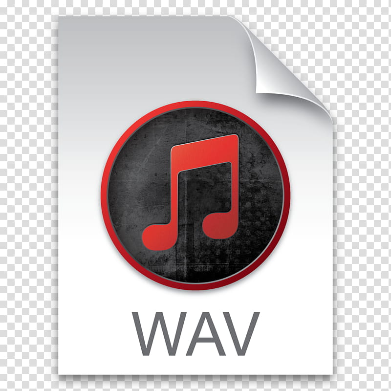 Dark Icons Part II , iTunes-wav, wav music player folder illustration transparent background PNG clipart