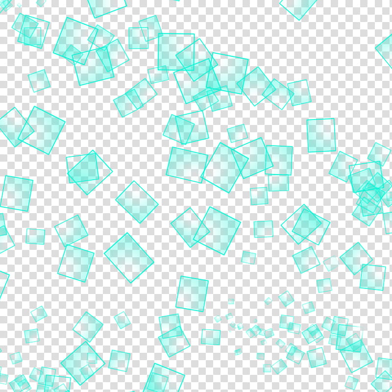 teal ice cubes illustration transparent background PNG clipart