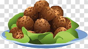 brown choco balls illustration transparent background PNG clipart