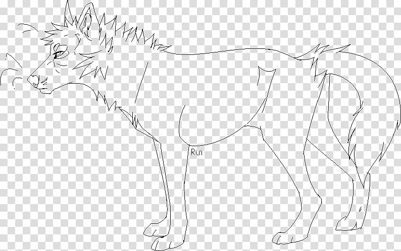 FREE wolf or canine lines Pixel MS PAINT, horse sketch illustration transparent background PNG clipart