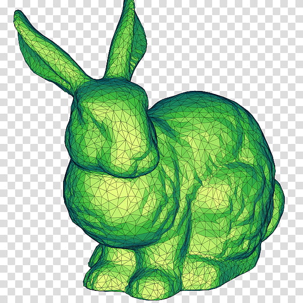Green Grass, Stanford Bunny, Rabbit, Hare, Stanford University, Ply, Gnuplot, 3D Computer Graphics, Meshlab, Data transparent background PNG clipart