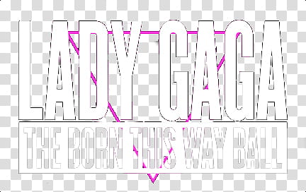 The Born This Way Tour Logo, Lady Gaga The Born this Way Ball transparent background PNG clipart