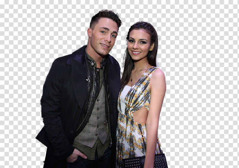 Victoria Justice and Colton Haynes transparent background PNG clipart