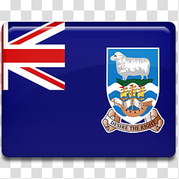 All in One Country Flag Icon, Falkland-Islands- transparent background PNG clipart