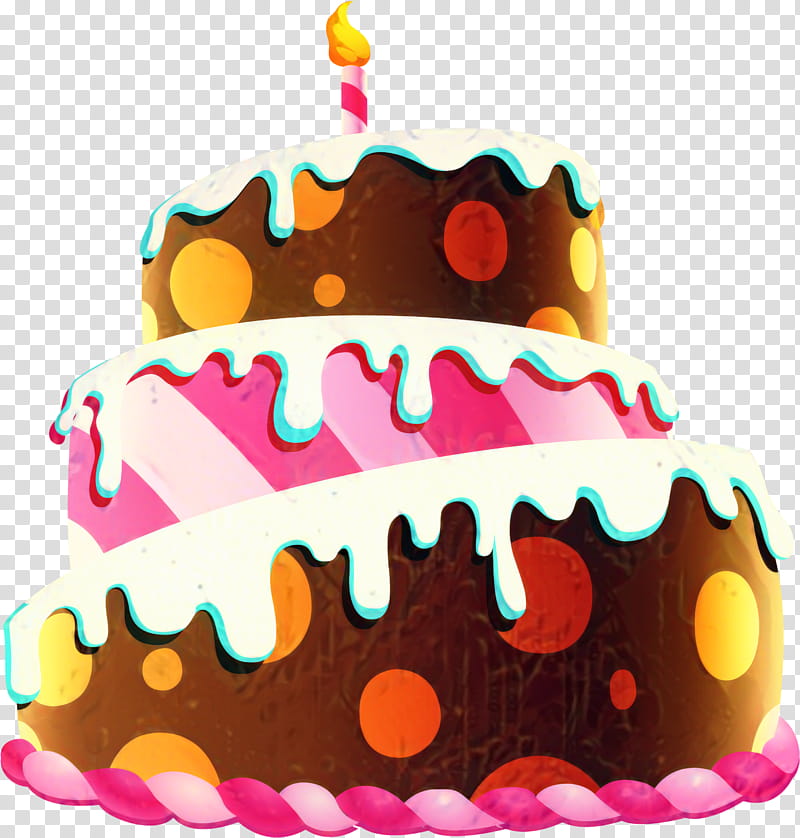 Cartoon Birthday Cake, Frosting Icing, Chocolate Cake, Torte, Royal Icing, Cake Decorating, Pastry, Pastry Chef transparent background PNG clipart
