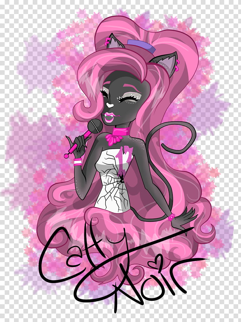 Pink Flower, MONSTER HIGH, Ever After High, Doll, Visual Arts, Web Series, Fairy, Magenta transparent background PNG clipart
