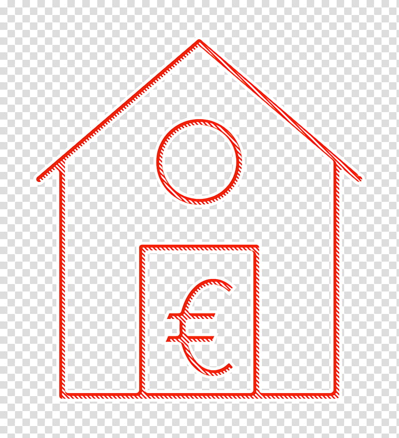 currency icon euro icon home icon, House Icon, Loan Icon, Money Icon, Price Icon, Line, Number transparent background PNG clipart