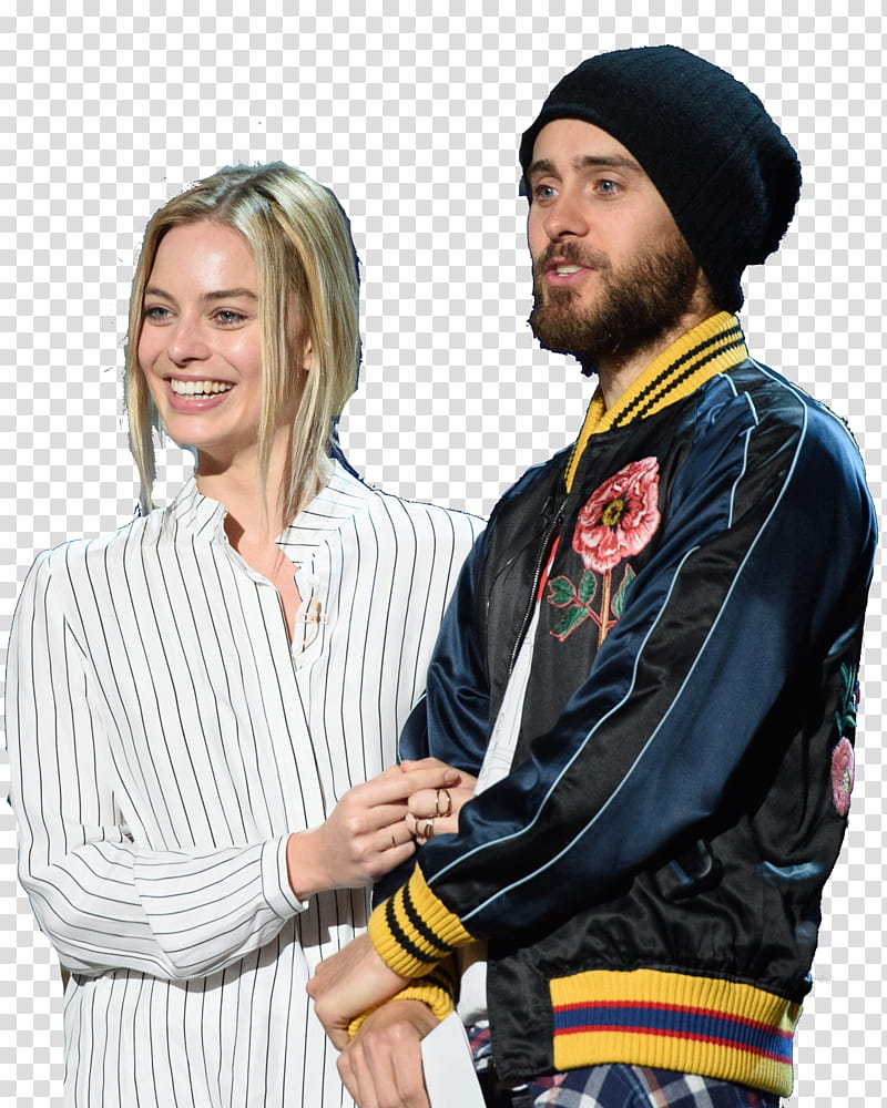 Render Jared Leto And Margot Robbie P transparent background PNG clipart