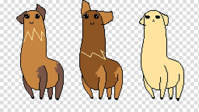 Dog Pixel Art, Llama, Alpaca, Camel, Cartoon, Drawing, Llamas With Hats, Camel Like Mammal transparent background PNG clipart