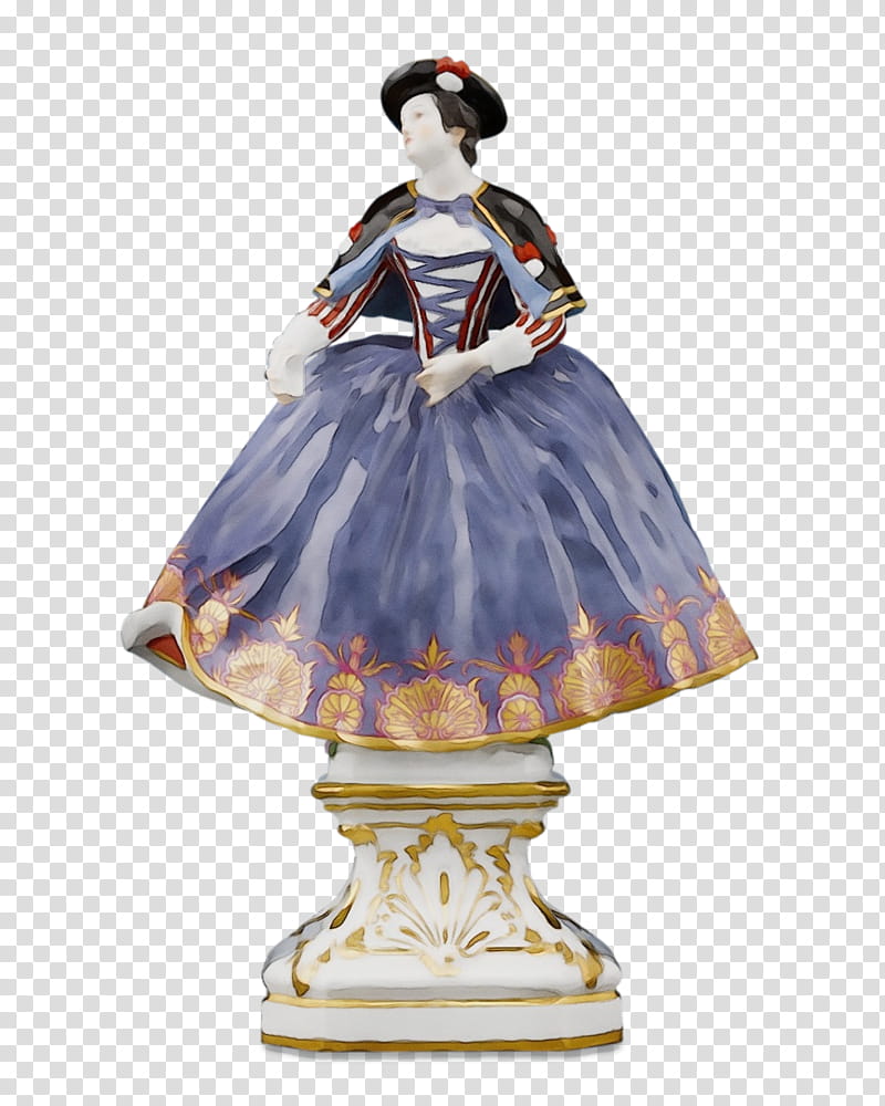 figurine victorian fashion costume design toy dress, Watercolor, Paint, Wet Ink, Hoopskirt, Doll transparent background PNG clipart