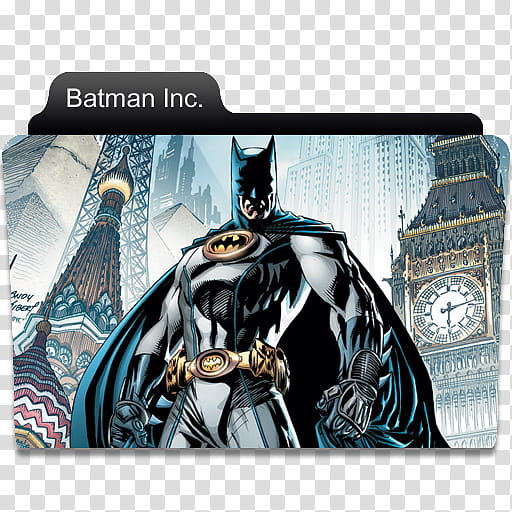 DC Comics Folder , Batman Inc  transparent background PNG clipart