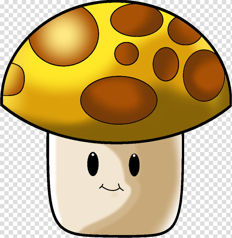 Sun shroom animation, yellow and brown mushroom transparent background PNG clipart