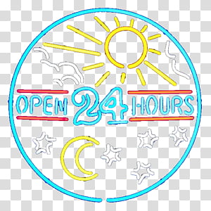 Open 24 Hours PNG Transparent Images Free Download