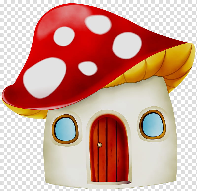 Building, Cartoon, House, Mushroom, Drawing, Polka Dot transparent background PNG clipart